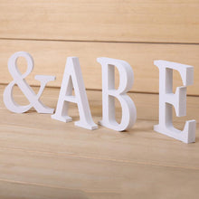 Load image into Gallery viewer, DIY Home Decor Wooden Letters For Wedding Party Home Decoration Wood Craft Wooden Nautical Decor Supplies Ornaments
