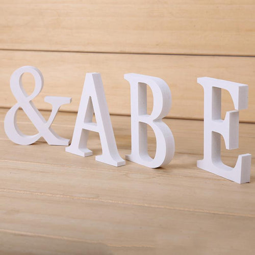 DIY Home Decor Wooden Letters For Wedding Party Home Decoration Wood Craft Wooden Nautical Decor Supplies Ornaments