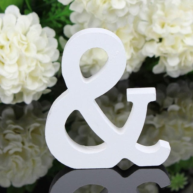 DIY Home Decor Wooden Letters For Wedding Party Home Decoration Wood Craft Wooden Nautical Decor Supplies Ornaments
