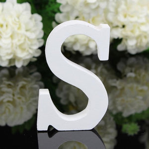 DIY Home Decor Wooden Letters For Wedding Party Home Decoration Wood Craft Wooden Nautical Decor Supplies Ornaments