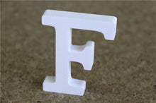Load image into Gallery viewer, 8cm free Standing Artificial wood wooden white Letters for Wedding Decorations &amp; Home Decorations of Brithday Gifts