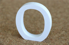 Load image into Gallery viewer, 8cm free Standing Artificial wood wooden white Letters for Wedding Decorations &amp; Home Decorations of Brithday Gifts