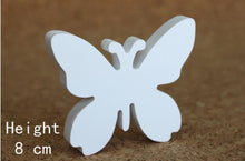 Load image into Gallery viewer, 8cm free Standing Artificial wood wooden white Letters for Wedding Decorations &amp; Home Decorations of Brithday Gifts
